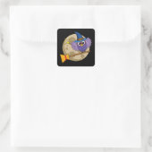 ブロームのアニメ飛んでいるウィザードル スクエアシール (バッグ)