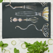 ブロームズ金ゴールドワイルドキッチンタオル キッチンタオル (折り畳み)