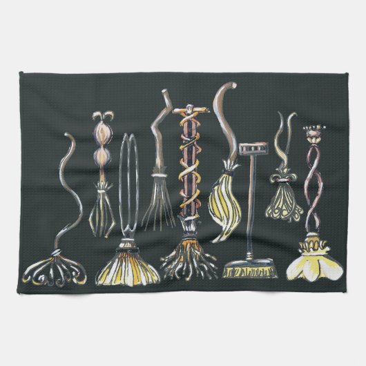 ブロームズ金ゴールドワイルドキッチンタオル キッチンタオル (横)