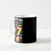 ブロ 最後の6 7の日 学校 六 七 メモ コーヒーマグカップ (正面左)