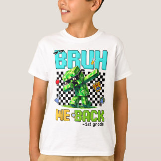 ブロ Bruh クール Ck 最初の学校の日 学校に戻る ボーイズ用 Tシャツ