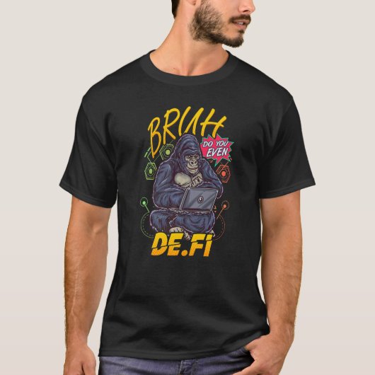 ブロ DeFiってやつは Tシャツ (正面)