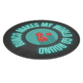 ブンコが世界をネオンに カッティングボード (角)