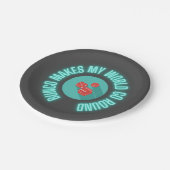 ブンコが世界をネオンに ペーパープレート (アングル)