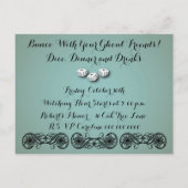 ブンコグールズはただおもしろい招待状を持ちたい インビテーションポストカード (裏面)