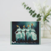 ブンコグールズはただおもしろい招待状を持ちたい インビテーションポストカード (スタンド正面)