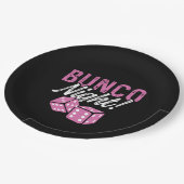 ブンコプレートブンコナイトパーティーデコレーション ペーパープレート (アングル)