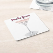 ブンコマルティニカクテル スクエアペーパーコースター (アングル)