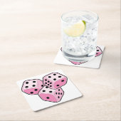 ブンコ乳がん スクエアペーパーコースター (インサイチュ)