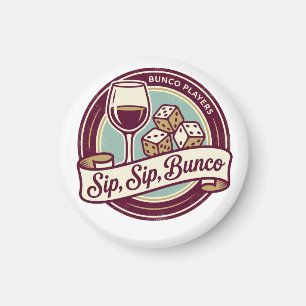 ブンコ用ワインサイコロダイス Funny Sip Wine Dice マグネット