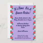 ブンコ・フィエスタ・パーティー・デイ・オブ・ザ・デッド・スケルトン 招待状 (裏面)