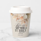 ブンチとバブルリーのウェディングシャワー パンパスグラス 紙コップ (裏面)