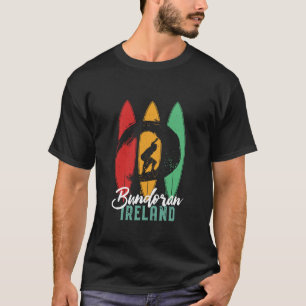 ブンドーランビーチアイルランドヴィンテージレトロサーフィン Tシャツ