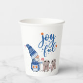 ブンニーが楽しいかわいいスカンジナビア格言 紙コップ (裏面)