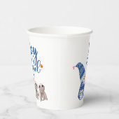 ブンニーが楽しいかわいいスカンジナビア格言 紙コップ (右)