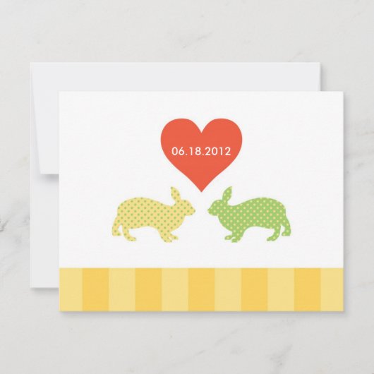 ブンニーセーブ・ザ・デート案内 セーブザデート (正面)