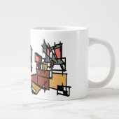 ブンニー春ハート ジャンボコーヒーマグカップ (右)