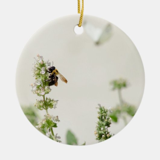 ブンブンいう音アンドモス セラミックオーナメント (正面)