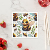 ブンブンいう音喜び スタンダードカクテルナプキン (インサイチュ)