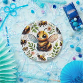 ブンブンいう音喜び ペーパープレート (パーティー)