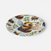 ブンブンいう音喜び ペーパープレート (アングル)