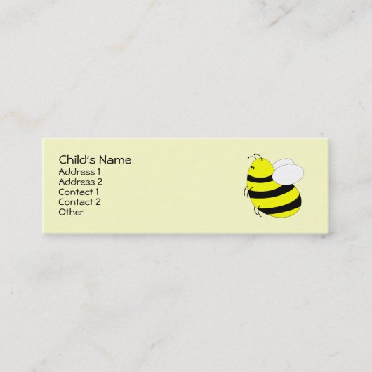 ブンブンいう音 コーリングカード (正面)