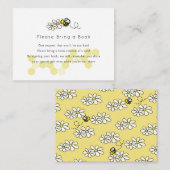 ブンブンいう音/ハニービーデイジーホワイト本を持ってきて エンクロージャーカード (正面/裏面)