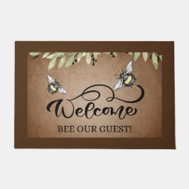 ブンブンいう音「ビー」のゲスト形式  ドアマット