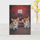 ブンブンいう音Dawgins Helloカード カード (黄色い花)