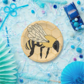 ブンブンブン蜂ハニカムミツバチの巣 ペーパープレート (パーティー)