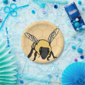 ブンブンブン蜂ハニカムミツバチの巣 ペーパープレート (パーティー)