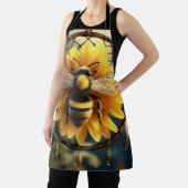 「ブンブン夢ひまわり蜂ドリームキャッチャー」 エプロン (インサイチュ)