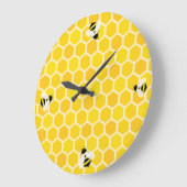 ブンブン忙しビー ラージ壁時計 (傾斜)