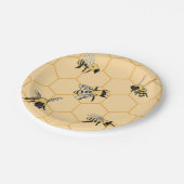 ブンブン蜂ハニカム ペーパープレート (アングル)