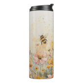 ブンブン鳴るハチの花絶縁タンブラー タンブラー (回転左)