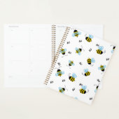 ブン忙しブン飛ぶバンブル蜂の明るい虫飛んでいる類 プランナー手帳 (ディスプレー)