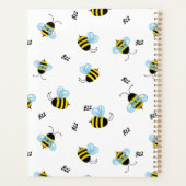 ブン忙しブン飛ぶバンブル蜂の明るい虫飛んでいる類 プランナー手帳 (裏面)