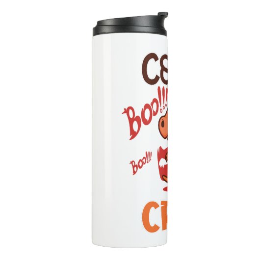 ブーいとこのクルーのハロウィーン恐竜の不気味衣装 タンブラー (回転左)