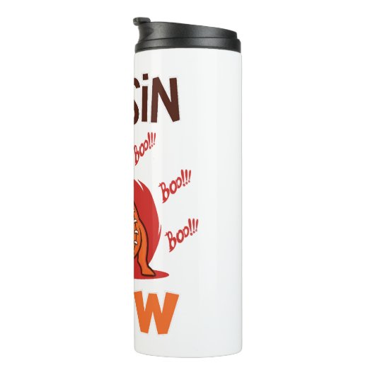 ブーいとこのクルーのハロウィーン恐竜の不気味衣装 タンブラー (回転右)