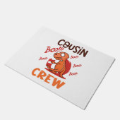 ブーいとこのクルーのハロウィーン恐竜の不気味衣装 ドアマット (アングル)