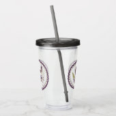 ブーおかしいハロウィーンスパイダーキャラクターナイフの手 アクリルタンブラー (左)