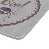 ブーおかしいハロウィーンスパイダーキャラクターナイフの手 カッティングボード (角)