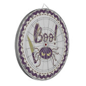 ブーおかしいハロウィーンスパイダーキャラクターナイフの手 ダーツボード (正面左)