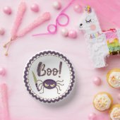 ブーおかしいハロウィーンスパイダーキャラクターナイフの手 ペーパーボウル (パーティー)