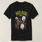 ブーおもしろいブクルーナースRNハロウィーン2022 Tシャツ (デザイン正面)
