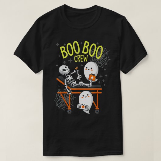 ブーおもしろいブクルーナースRNハロウィーン2022 Tシャツ (デザイン正面)
