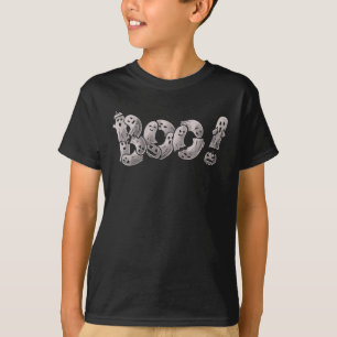 ブーおもしろい幽霊かわいい男の赤ちゃんガールハロウィーン2023 Tシャツ