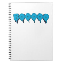 ブーおもしろい幽霊文字 ノートブック