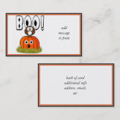 ブーお前にも! 名刺 (正面/裏面)