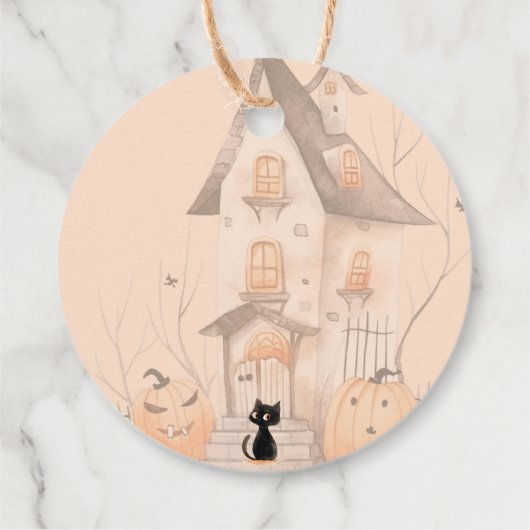 ブーお前のハロウィン感謝していだ フェイバータグ (裏面)